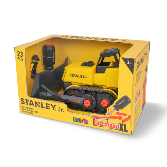 Red Toolbox Stanley Jr. Take Apart XL Bulldozer