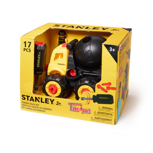 Red Toolbox Stanley Jr. Take Apart Classic Cement Truck Kit