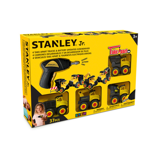 Red Toolbox Stanley Jr. Take Apart Dot Truck Set