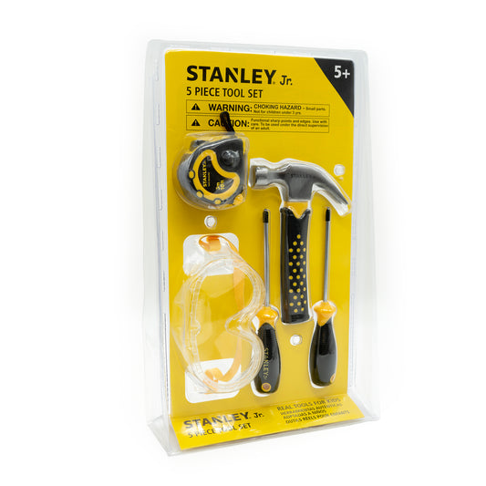 Red Toolbox Stanley Jr. 5 Piece Tool Set