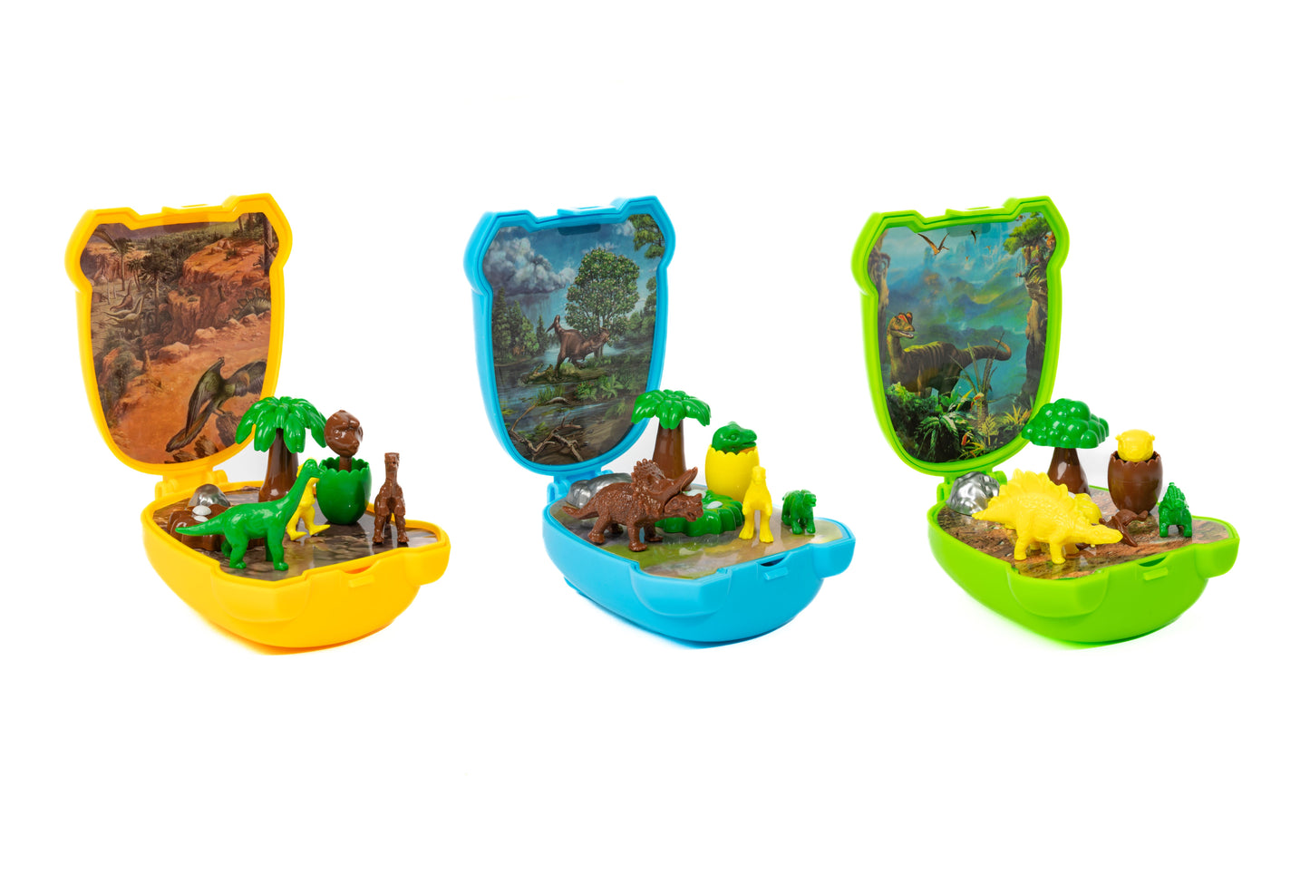 Dinosaur Mini Worlds, Miniature Dino Figurine Toys