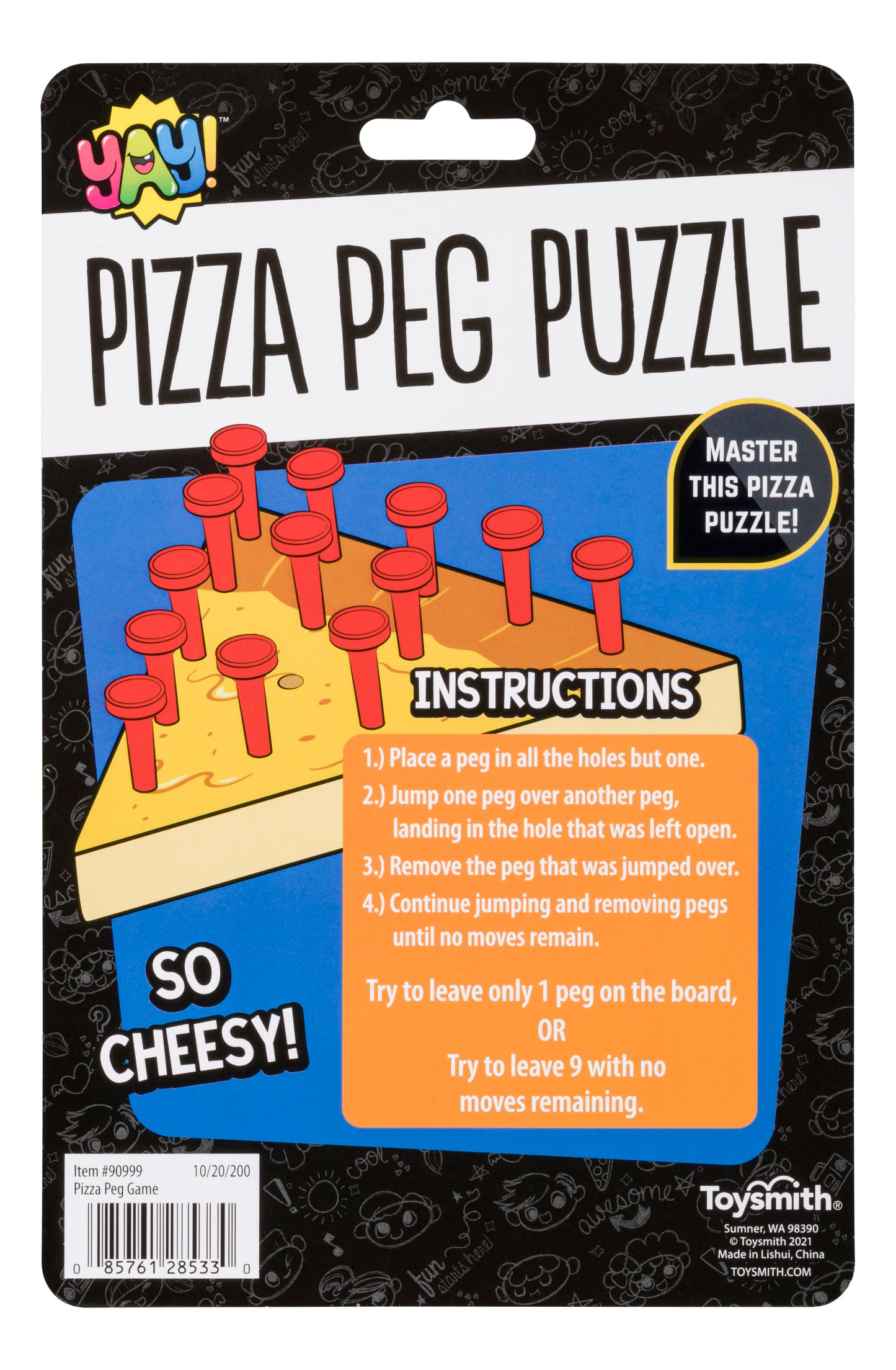 YAY! Pizza Puzzle Peg Game