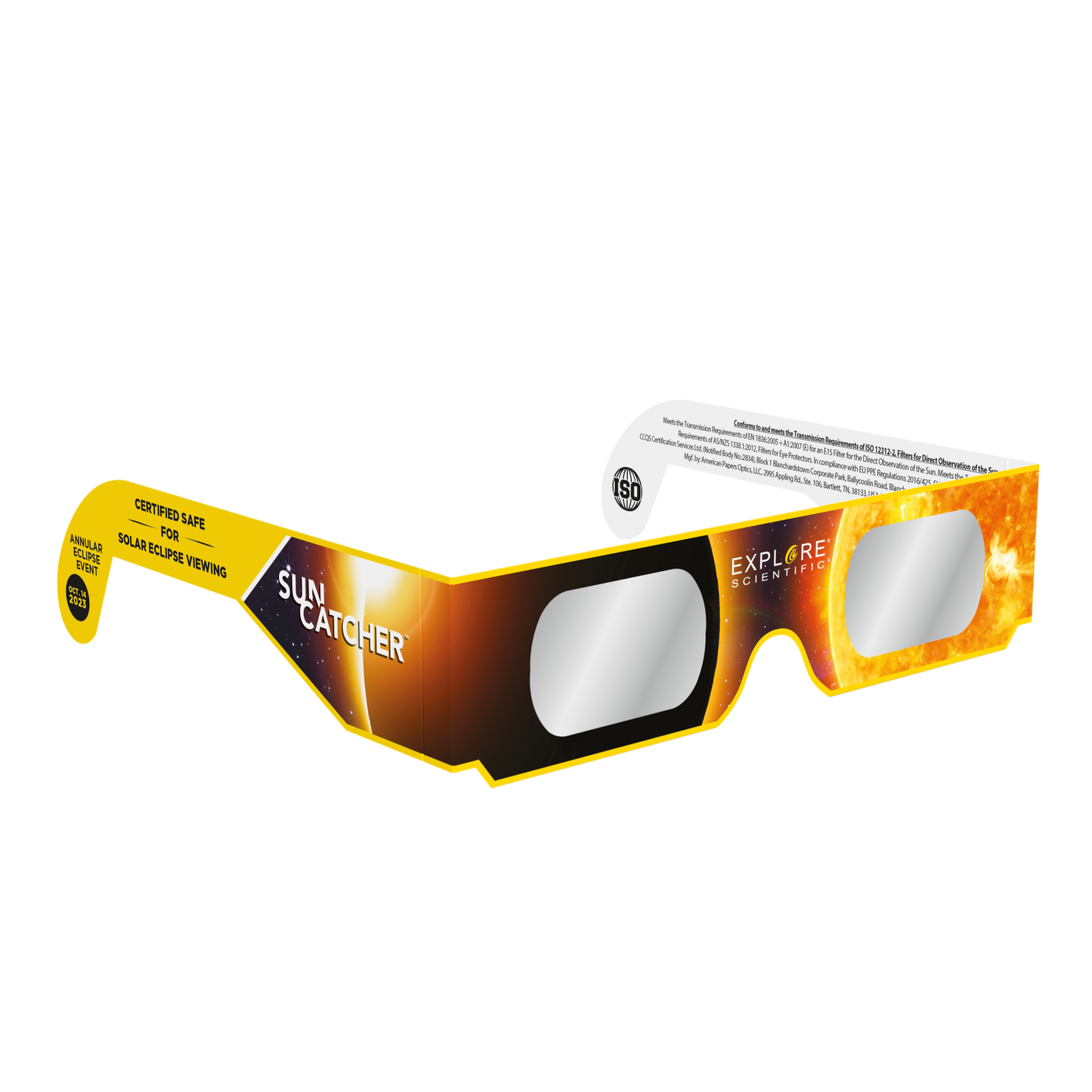 Solar Eclipse Glasses Display