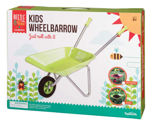 Beetle & Bee Garden Kids Wheelbarrow
