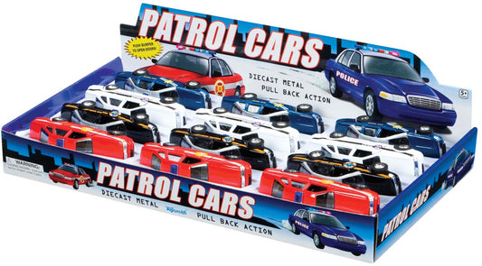 Rollin' Pull Back Patrol Cars