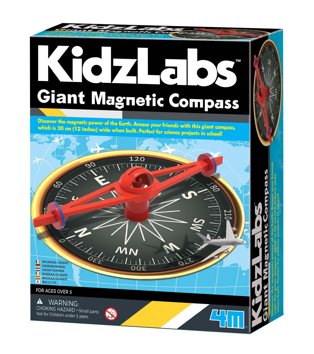 4M-Kidz Labs Giant Magnetic Compass