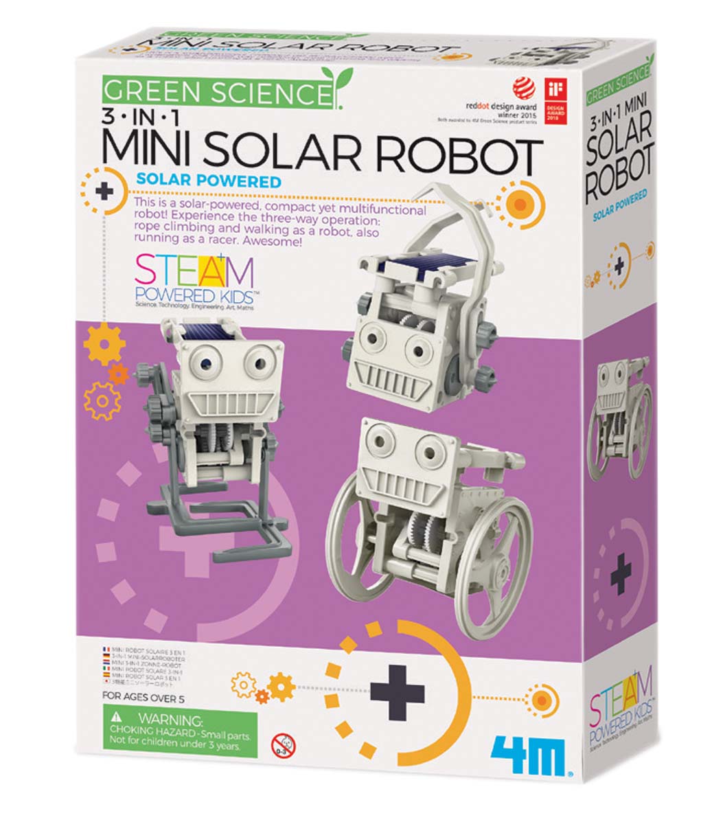 4M-Green Science Mini Solar Robot 3 in 1
