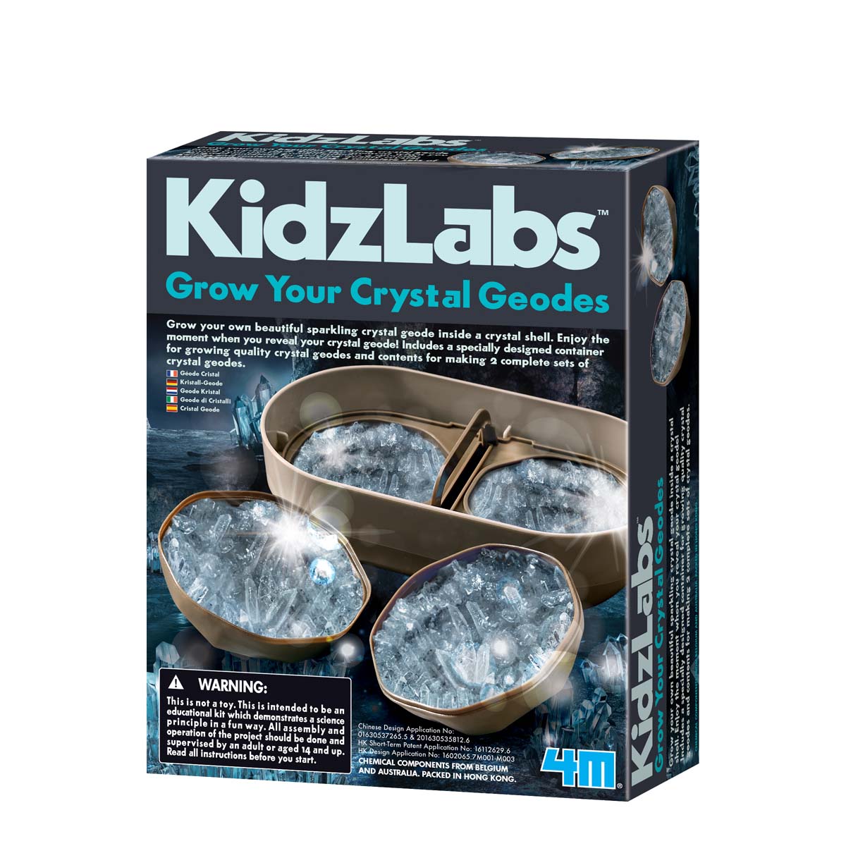 4M-Kidz Labs Crystal Geode Growing Kit