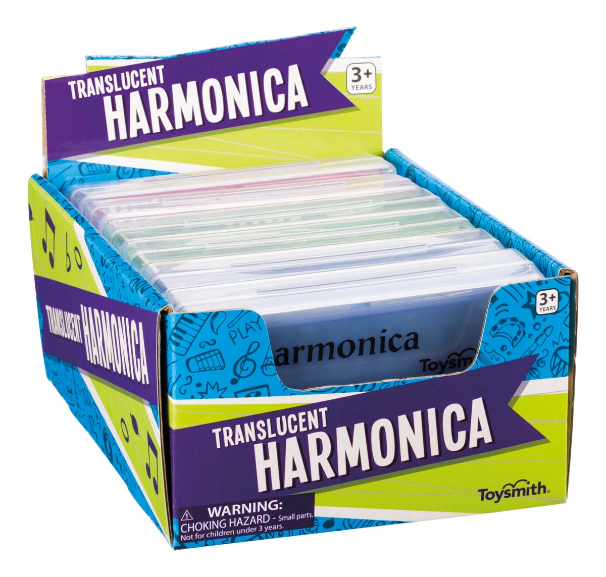 Toysmith Translucent Harmonica