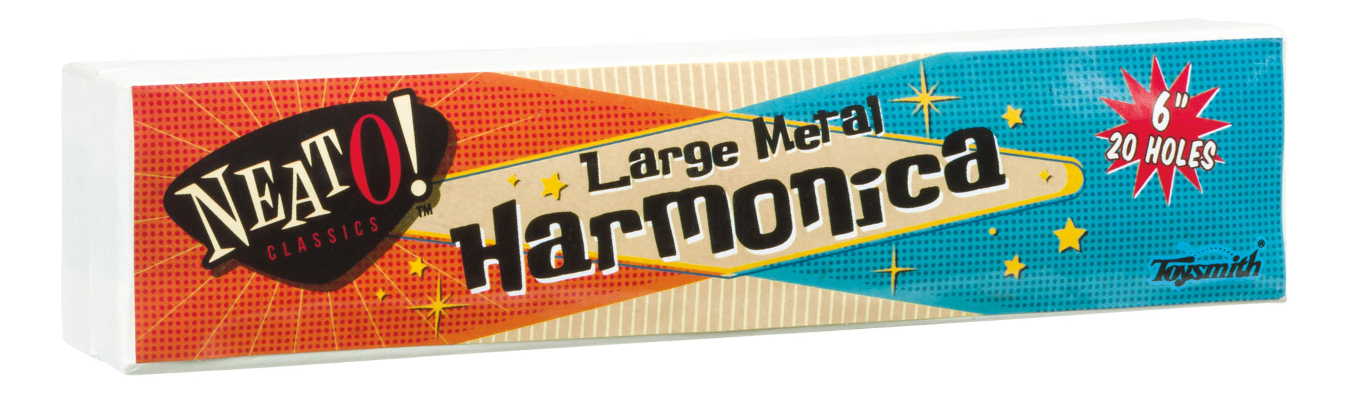 Neato! Large Metal Harmonica